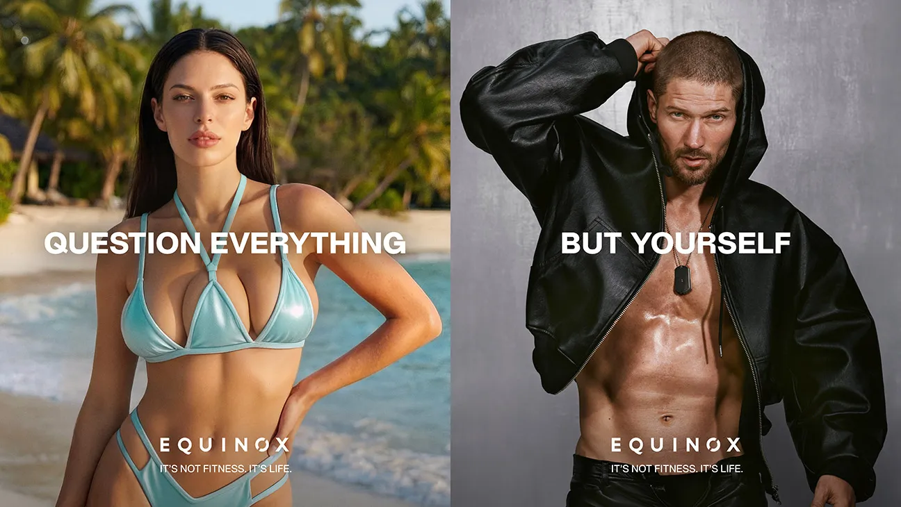 Equinox akan mengalihkan perhatian pengemudi di Los Angeles dengan papan iklan yang menampilkan wanita bertiga payudara.