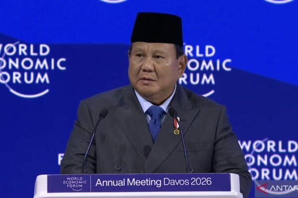 Pada WEF 2026, Prabowo menyoroti program Pemeriksaan Kesehatan Gratis Indonesia