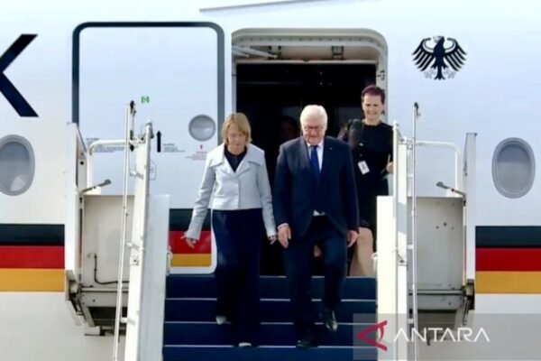 Indonesia menyambut Presiden Jerman Steinmeier dalam kunjungannya ke Jakarta