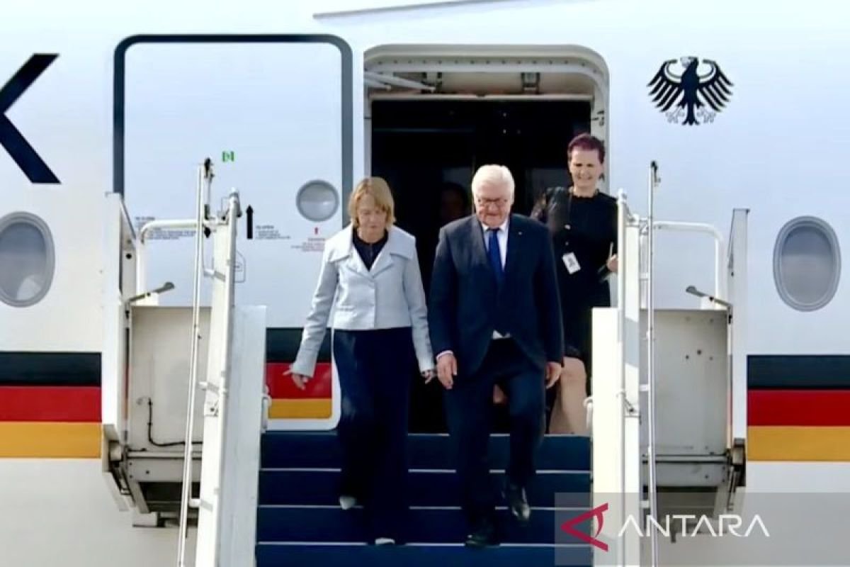 Indonesia menyambut Presiden Jerman Steinmeier dalam kunjungannya ke Jakarta
