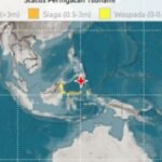 Peringatan dini tsunami dikeluarkan setelah gempa berkekuatan 7,7 M di Laut Sulawesi