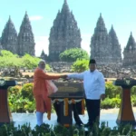 Prabowo mengatakan bahwa relief Ramayana di Prambanan mempersatukan Indonesia dan India