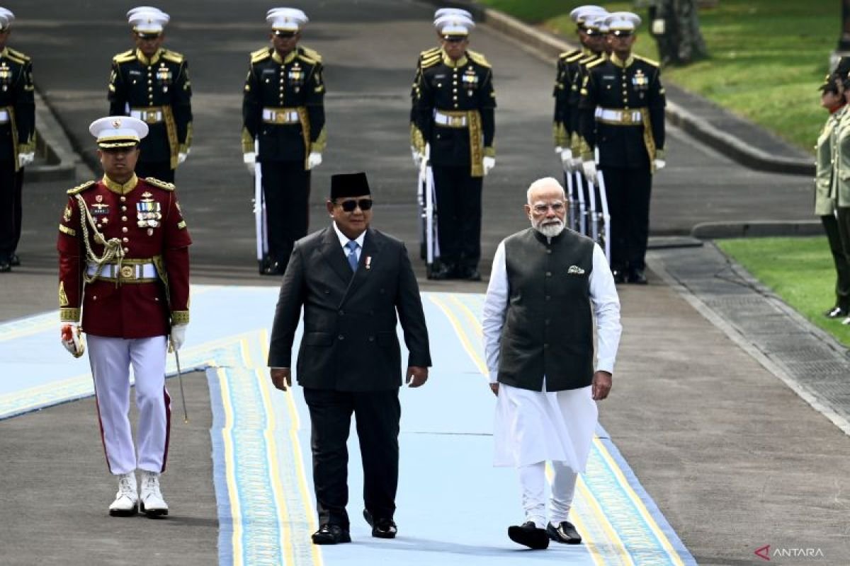 Prabowo mengatakan kemitraan Indonesia-India merupakan kunci stabilitas kawasan